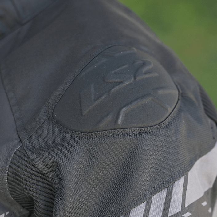 Campera LS2 Apex Hombre Negro / Gris